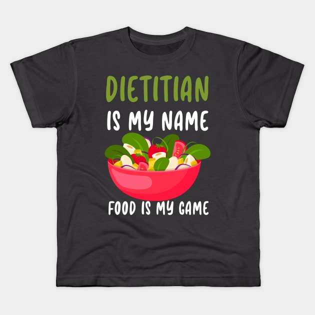 Dietitian Fun Kids T-Shirt by Trendsdk